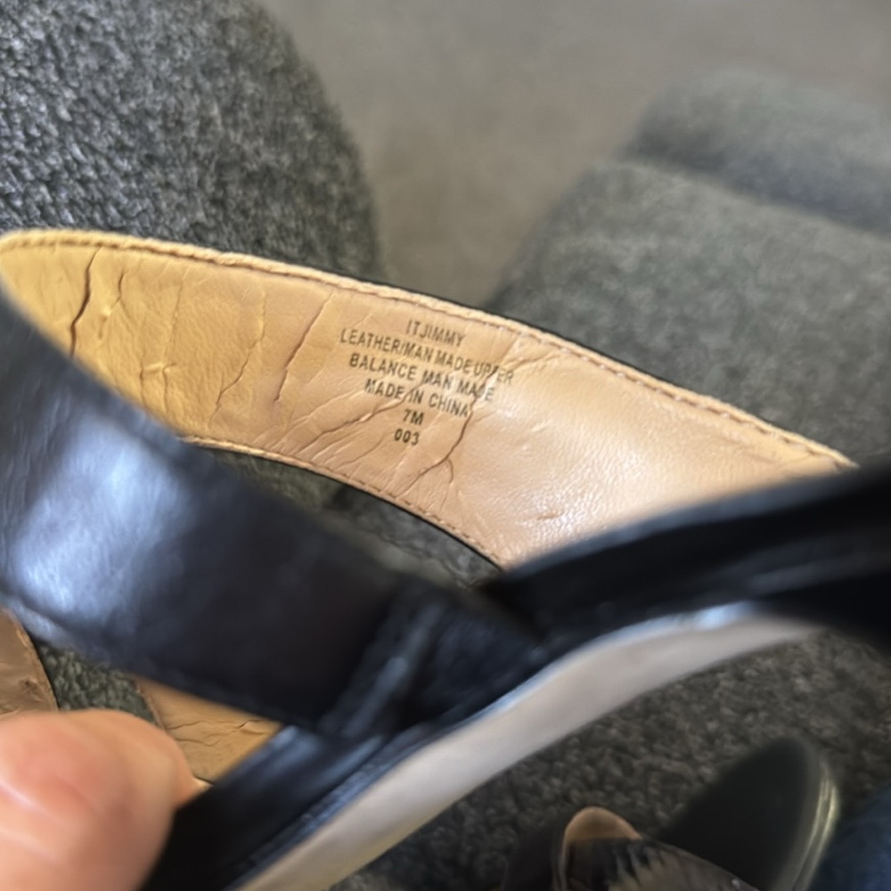 Ivanka Trump Black 3.5 inch Heeled Sandals size 6 - Picture 13 of 13